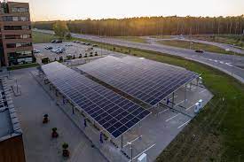 Carport op zonne-energie